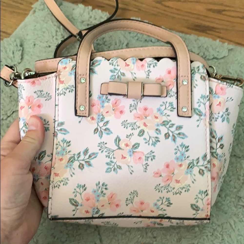 Pink Floral Mini Purse